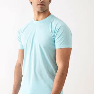 T-shirt 100% Polyester ECOTEX Acqua Royal