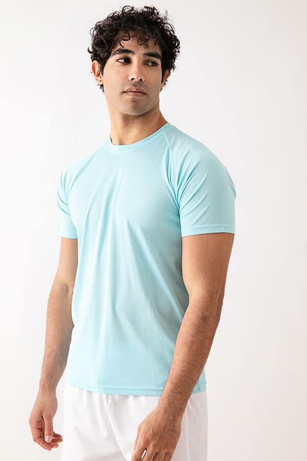 T-shirt 100% Polyester ECOTEX Acqua Royal