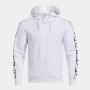 Veste sweat zippée à capuche Veste Capuche Icono Street – Blanc / Noir