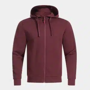 Veste sweat zippée à capuche Veste Capuche Icono Street – Bordeaux / Noir
