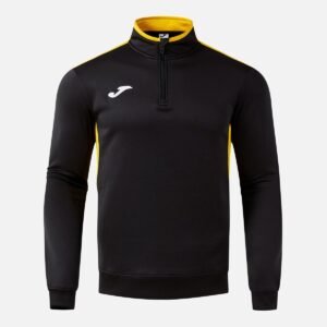 Sweat sans capuche Winner IV – Noir / Jaune