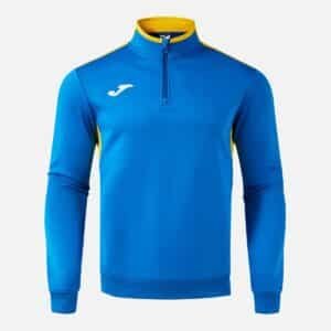 Sweat sans capuche Winner IV Royal – Bleu roi / Jaune