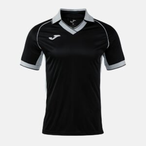 Maillot à manches courtes Vintage Eco Retro – Noir / Gris