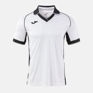 Maillot à manches courtes Vintage Eco Retro – Blanc / Noir