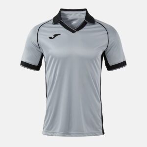Maillot à manches courtes Vintage Eco Retro – Gris / Noir