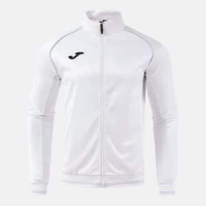 Veste sweat zippée Vintage Eco Retro – Blanc / Gris