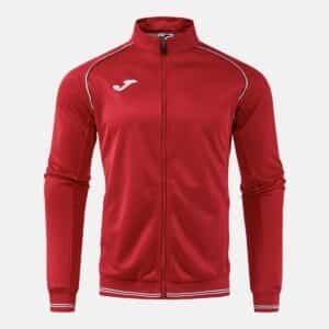 Veste sweat zippée Vintage Eco Retro – Rouge / Gris