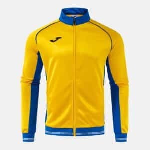 Veste sweat zippée Vintage Eco Retro Royal – Jaune / Bleu roi