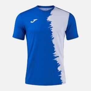 Maillot à manches courtes Picasho Royal – Bleu roi / Blanc