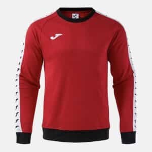 Sweat sans capuche Heroic – Rouge / Noir