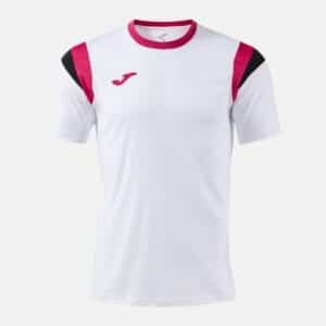 Maillot à manches courtes Terra – Blanc / Fuchsia