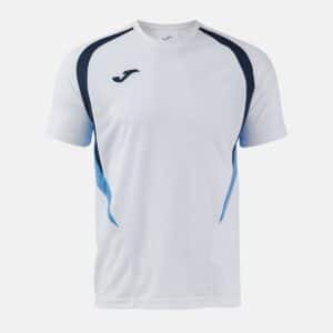Maillot à manches courtes Championship 20 – Blanc / Bleu ciel