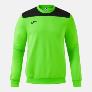 Sweat sans capuche Phoenix III – Vert fluo / Noir
