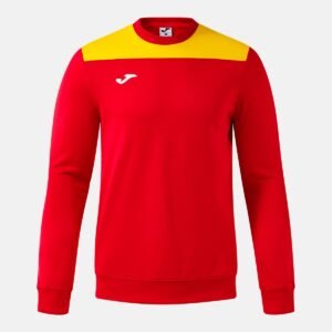 Sweat sans capuche Phoenix III – Rouge / Jaune
