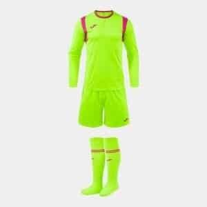 Ensemble maillot, short et chaussettes Set Zamora Xi – Jaune fluo / Violet