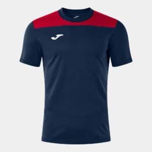 Maillot à manches courtes Phoenix III – Bleu marine / Rouge