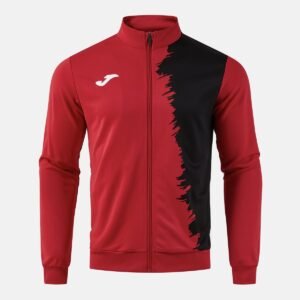 Veste sweat zippée Picasho – Rouge / Noir