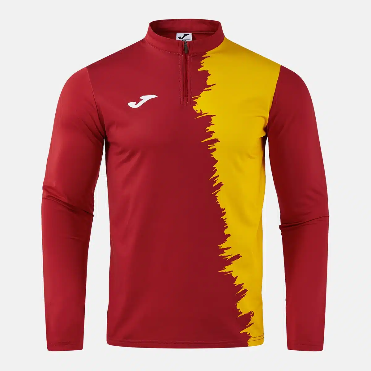 Sweat sans capuche Picasho – Rouge / Jaune