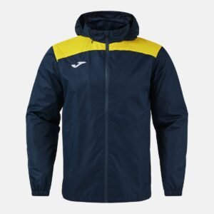 Veste imperméable Glacier – Bleu marine / Jaune