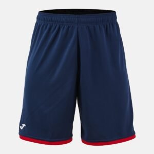 Short Basket Phoenix III – Bleu marine / Rouge