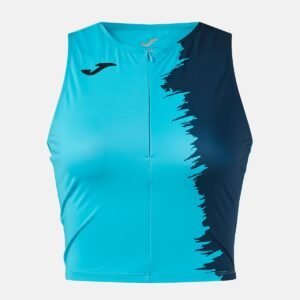 Haut de sport Top Picasho – Turquoise fluo / Bleu marine