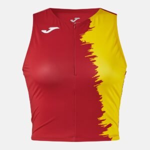 Haut de sport Top Picasho – Rouge / Jaune