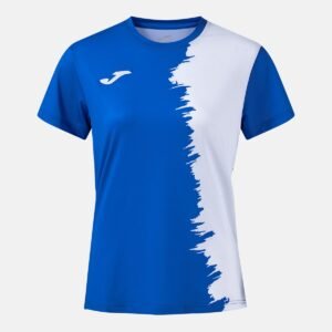 Maillot à manches courtes Picasho Royal – Bleu roi / Blanc