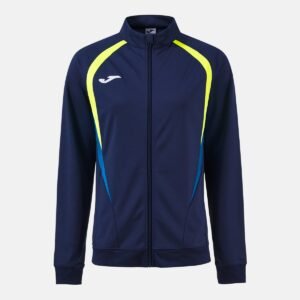 Veste sweat zippée Championship 20 – Bleu marine / Jaune fluo